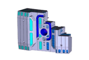[Sectional view of in-board blanket shield block] image