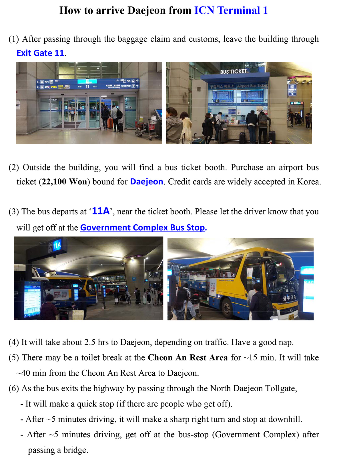 How to get to hotel ICC Daejeon 1